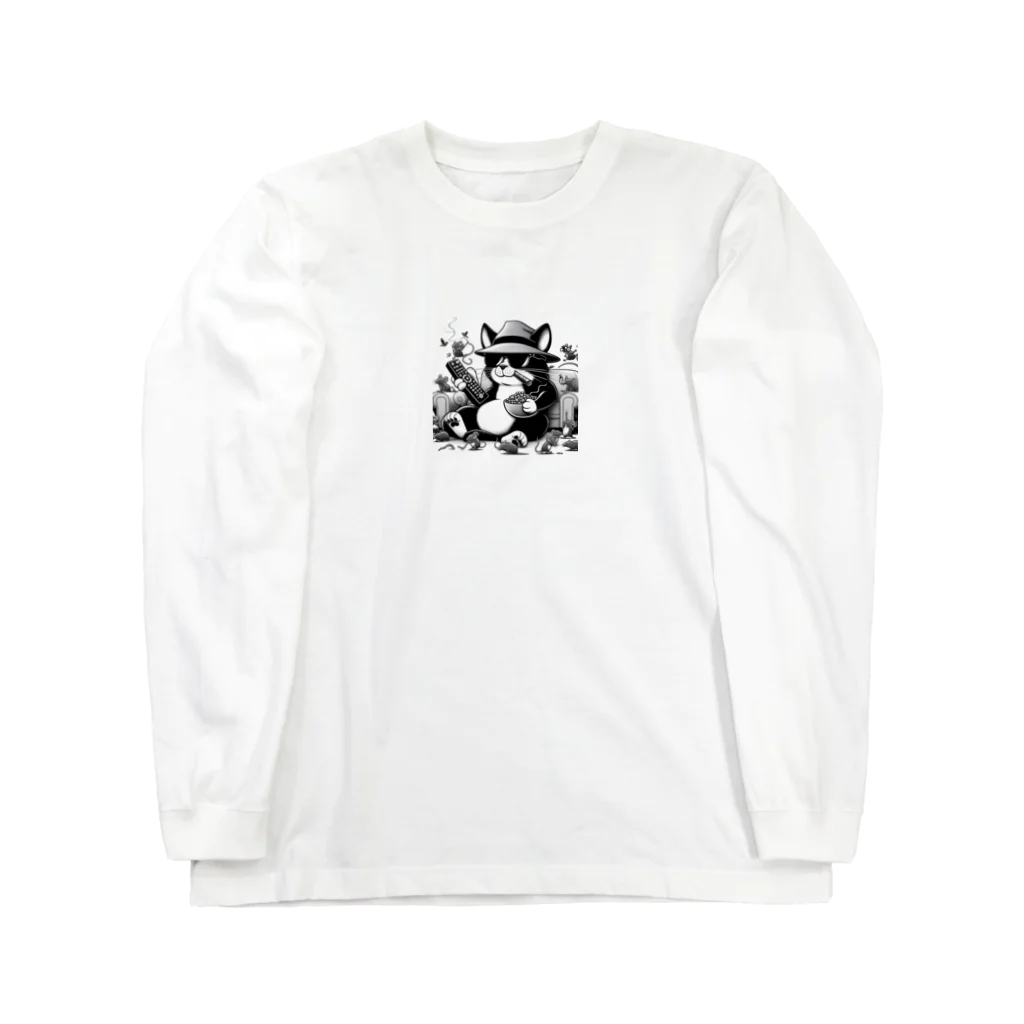 はまみるの白摂生なネコ Long Sleeve T-Shirt