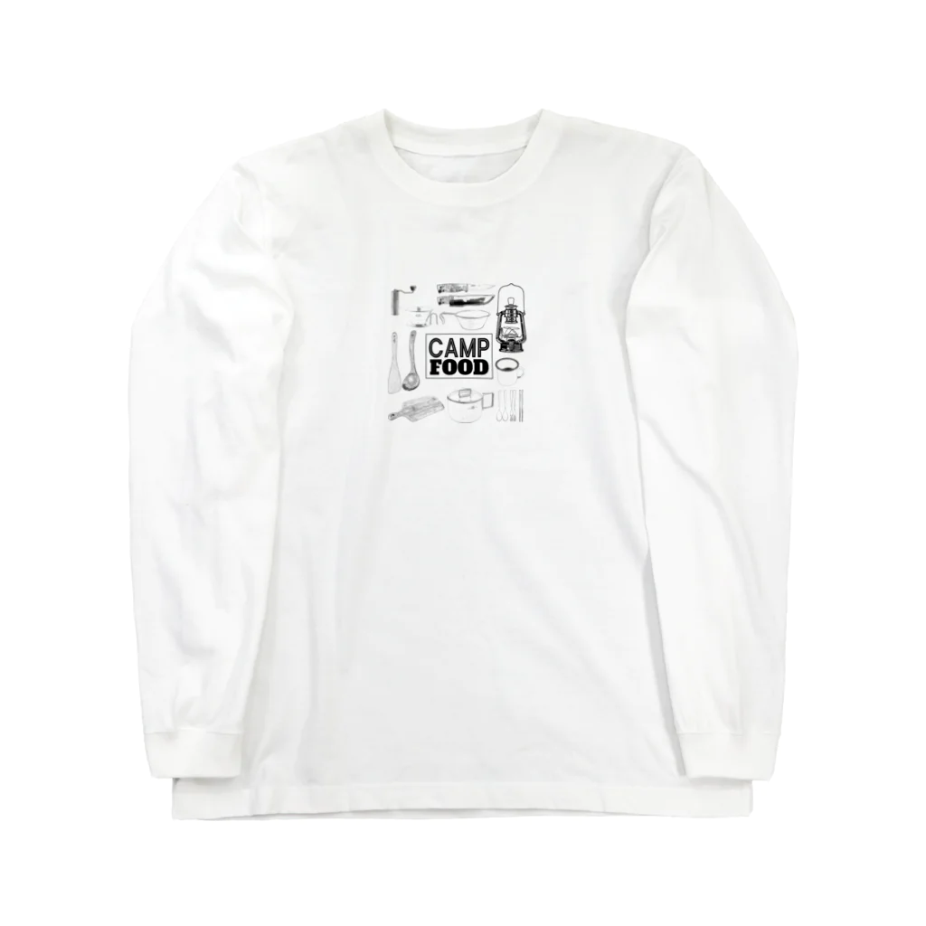 rokkakukikakuのCAMP FOOD Long Sleeve T-Shirt