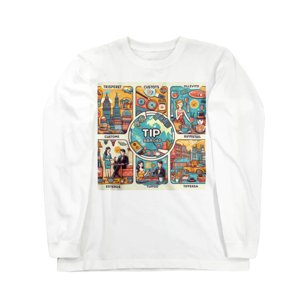 べっちまる | おでかけの流儀のTIP ABROAD Long Sleeve T-Shirt