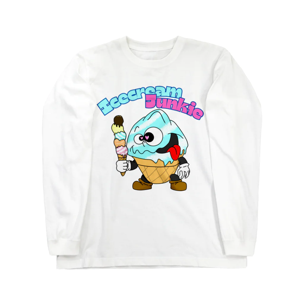 Eidori Design LabのIcecream Junkie ロングスリーブTシャツ