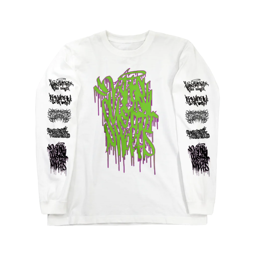 Vanishment This World（SUZURI限定販売）の【公式】背面無し-Vanishment This World 2024 Long Sleeve T-Shirt