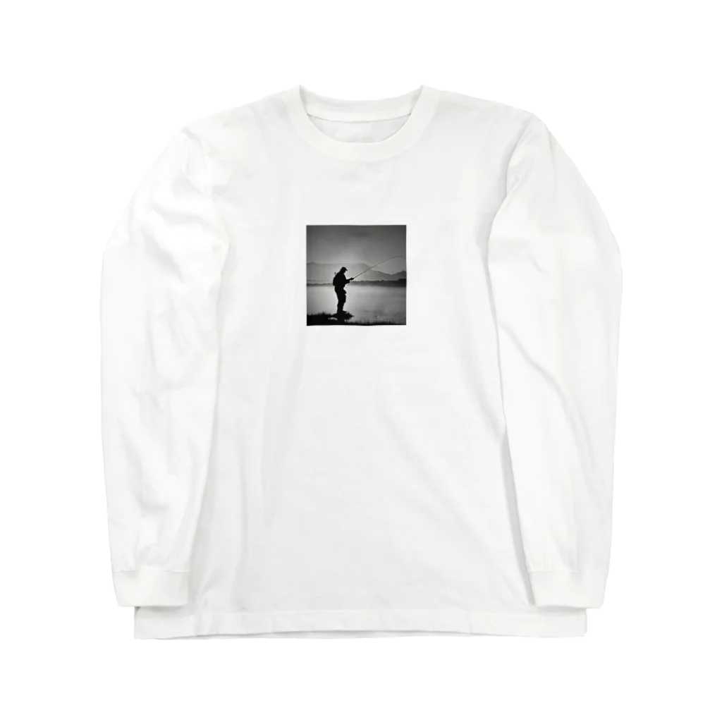 keiryuufly1214の朝焼けの釣り Long Sleeve T-Shirt