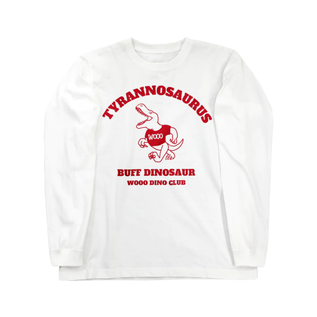 WOOOのティラノくんRD Long Sleeve T-Shirt