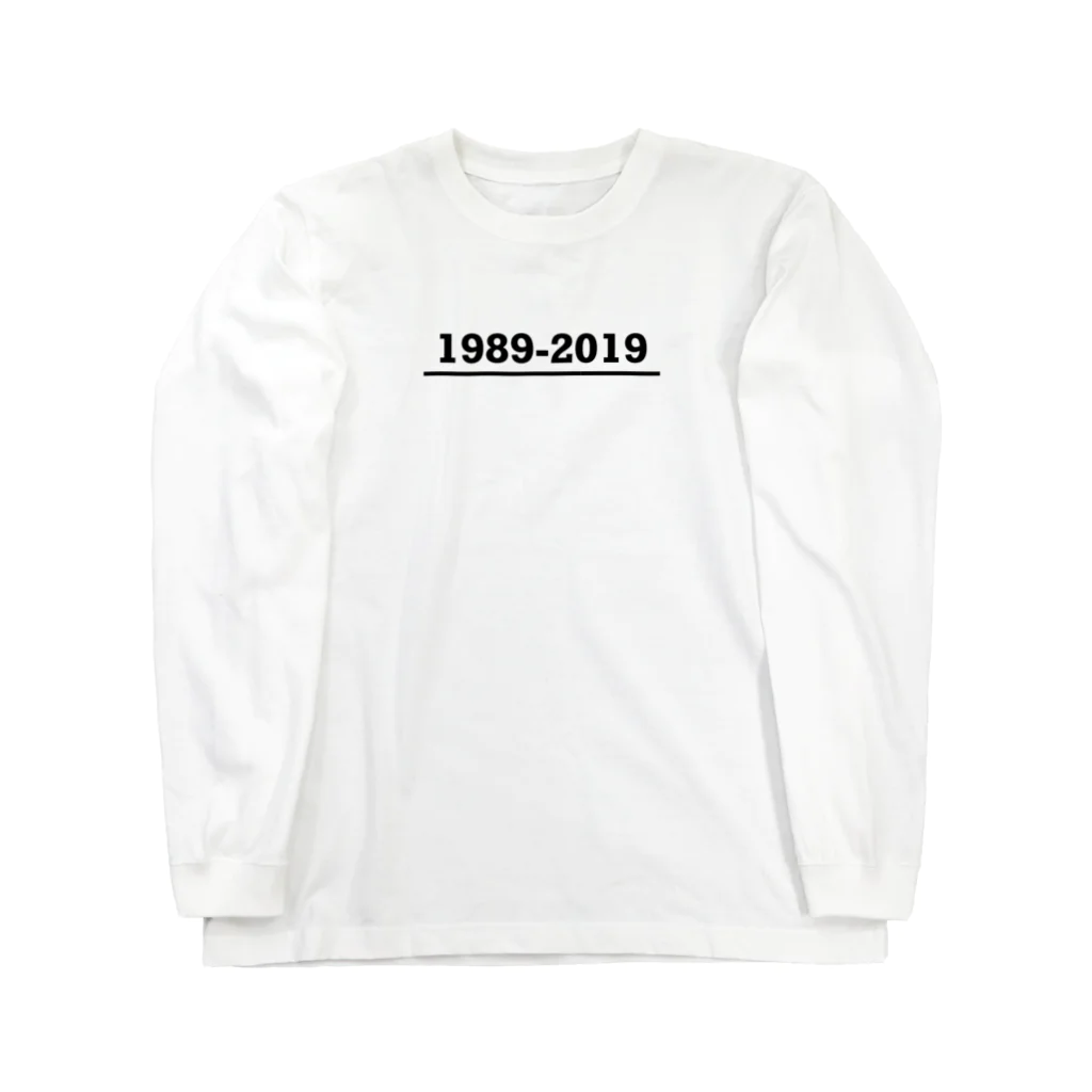 1103g_の1989-2019 ロングスリーブTシャツ