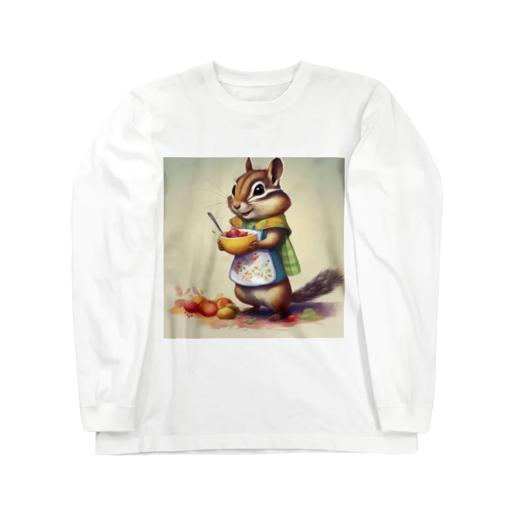 mari0909の可愛らしいシマリス Long Sleeve T-Shirt