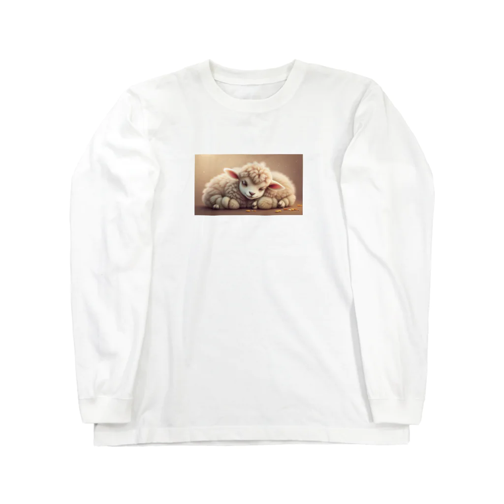 からふるマーケットのおやすみモコリン Long Sleeve T-Shirt