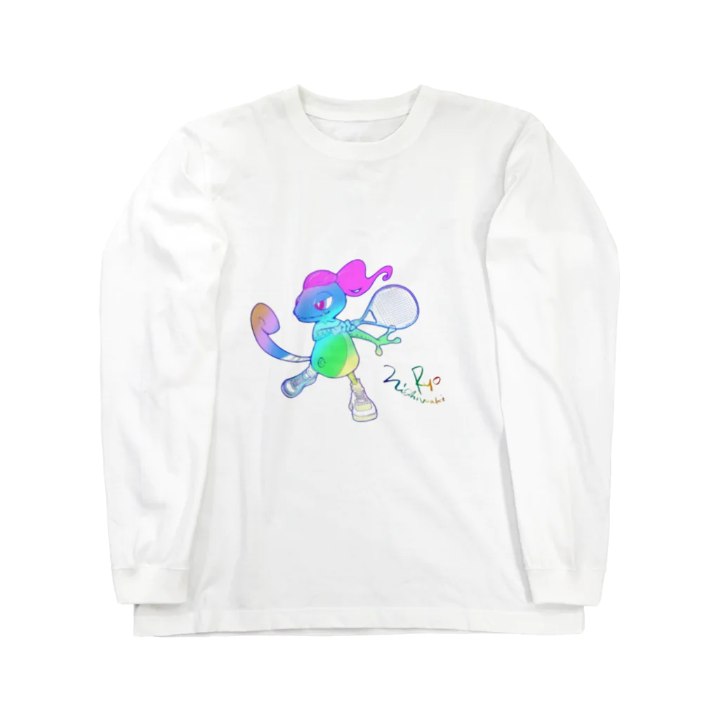 RYO NISHIWAKIのテニスカメレオン Long Sleeve T-Shirt