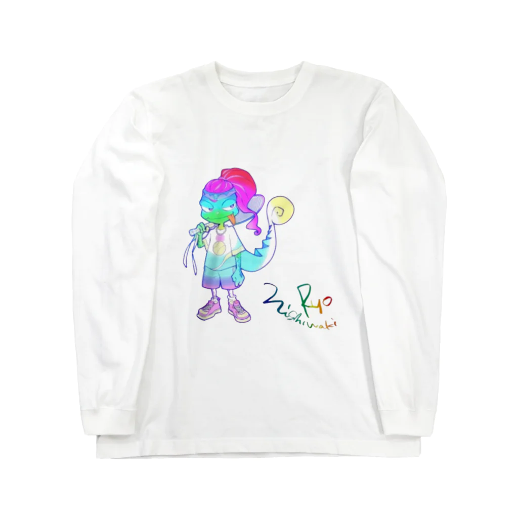 RYO NISHIWAKIのマンバンカメレオン Long Sleeve T-Shirt