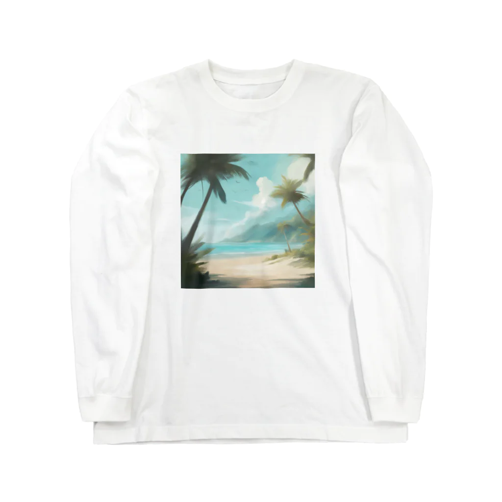 Summer ScentのPrivate Beach Long Sleeve T-Shirt