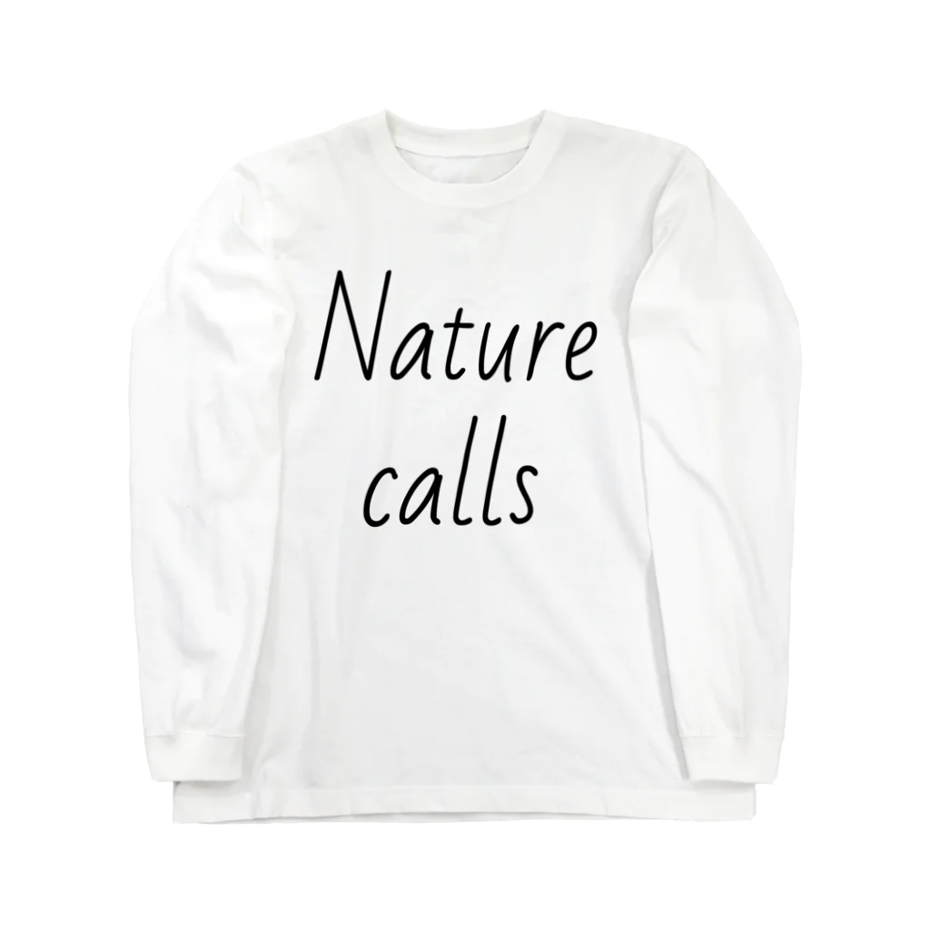 slapのNatur calls ロングスリーブTシャツ