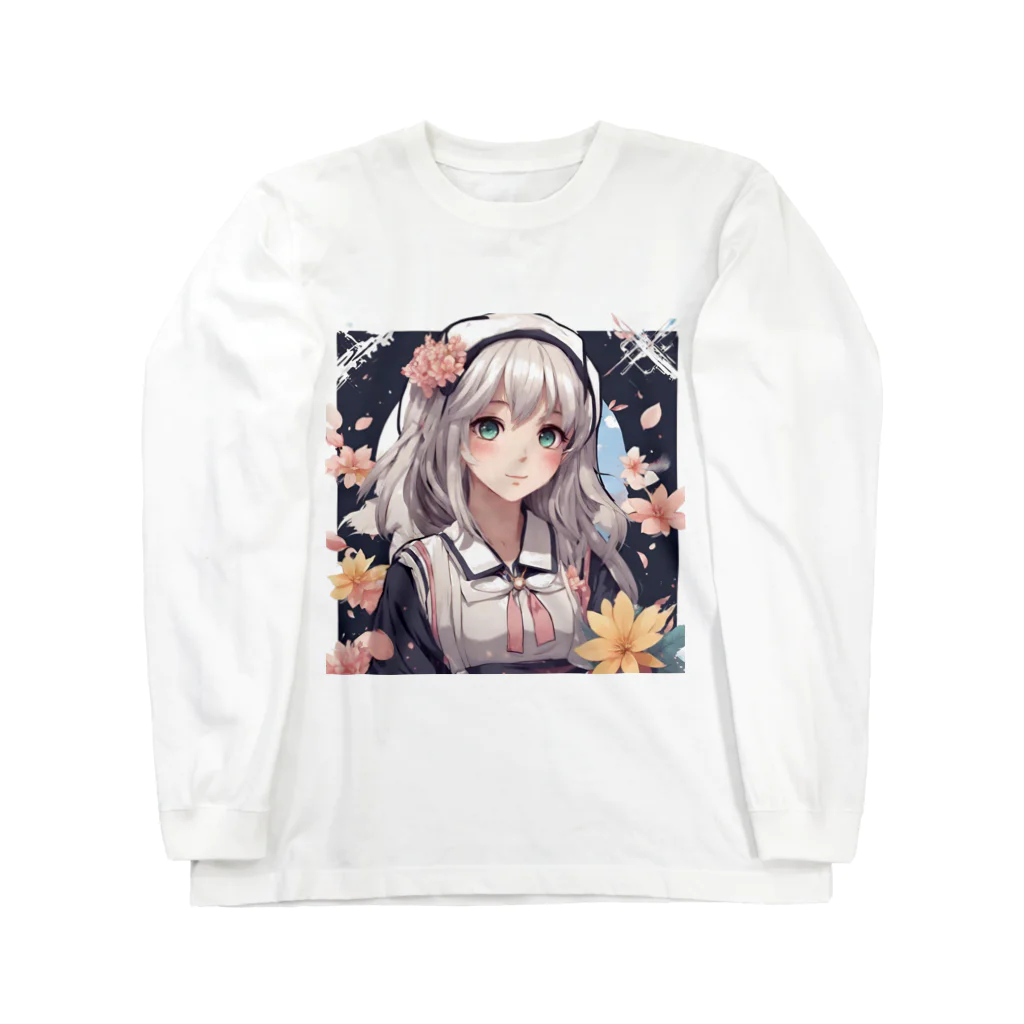 プリンゴブリンの銀髪不思議子さん Long Sleeve T-Shirt