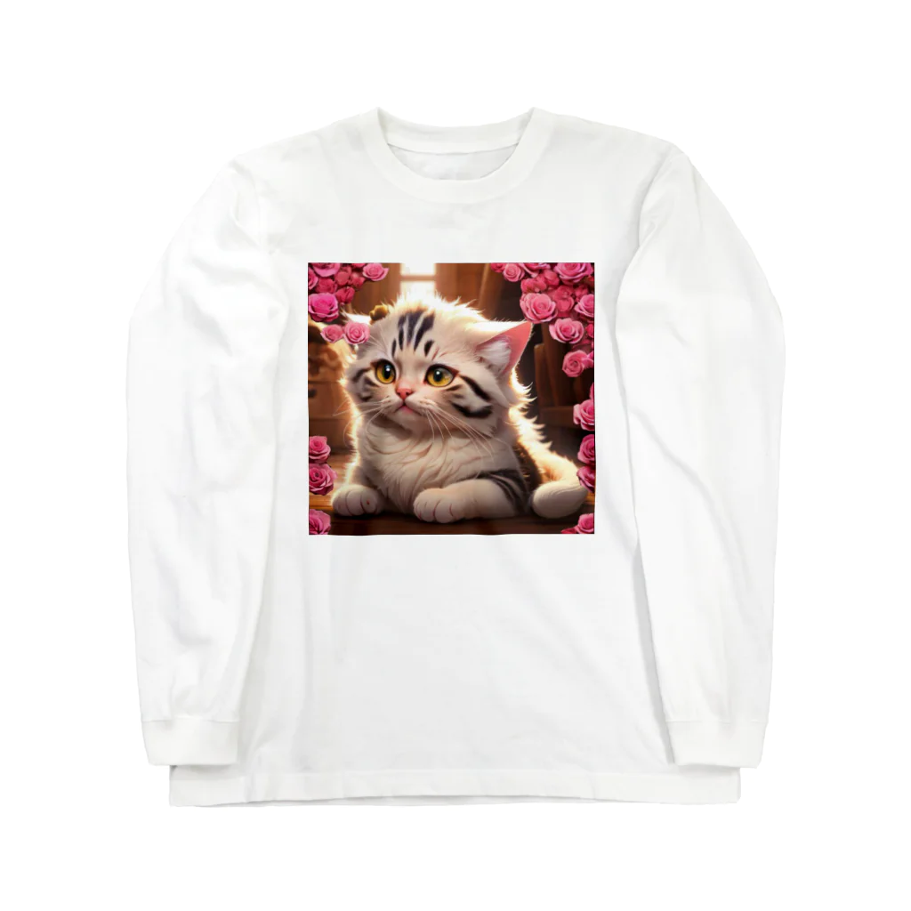 RoseにゃんこのRoseにゃんこ Long Sleeve T-Shirt