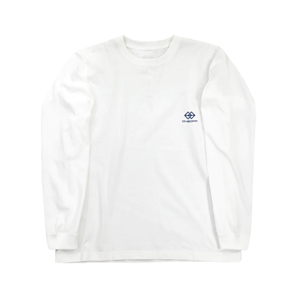 ONEOFFの【ネイビー/ロゴ両面】ONEOFFロングスリーブTシャツ Long Sleeve T-Shirt