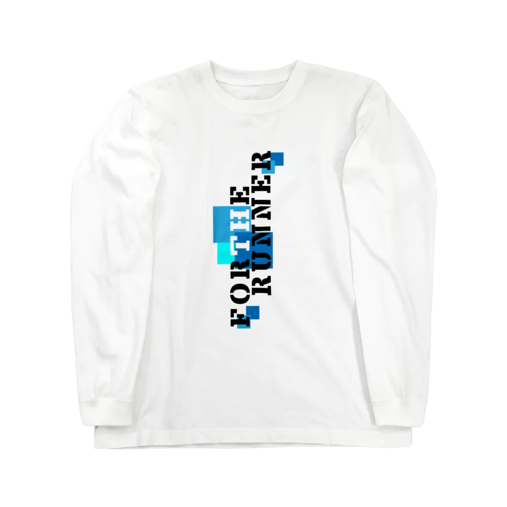 FOR THE RUNNERのFOR THE RUNNER (square) Long Sleeve T-Shirt