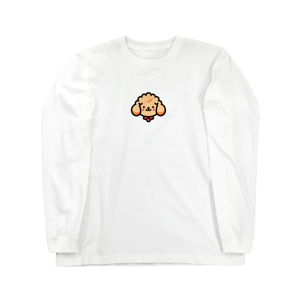 わんこグッズしょっぷcooのはにかみプードル Long Sleeve T-Shirt