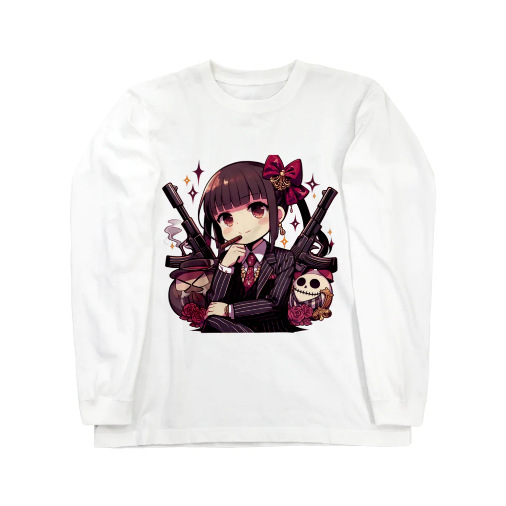 推しの美少女とアイドルのマフィア系少女 Long Sleeve T-Shirt