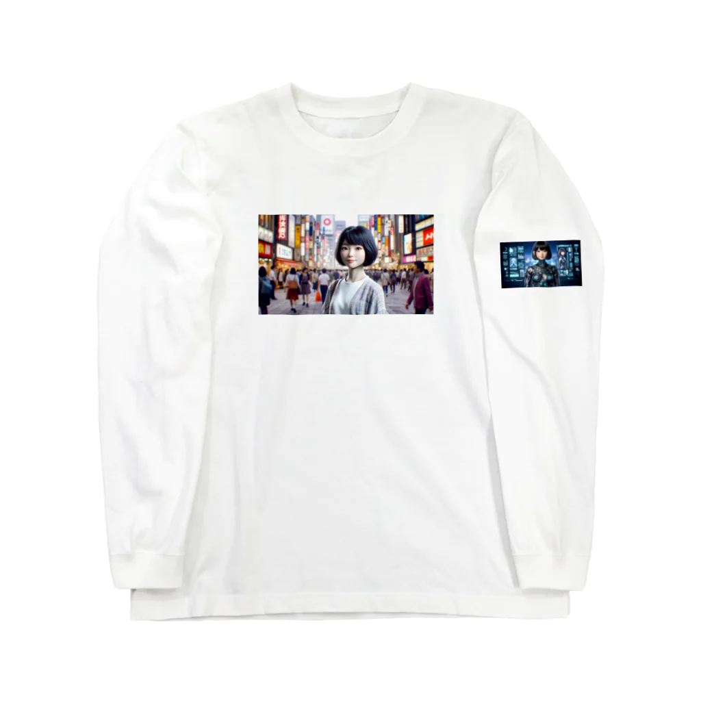 電気柴はAndroidの夢を見るか？のcybernetic transformation Long Sleeve T-Shirt