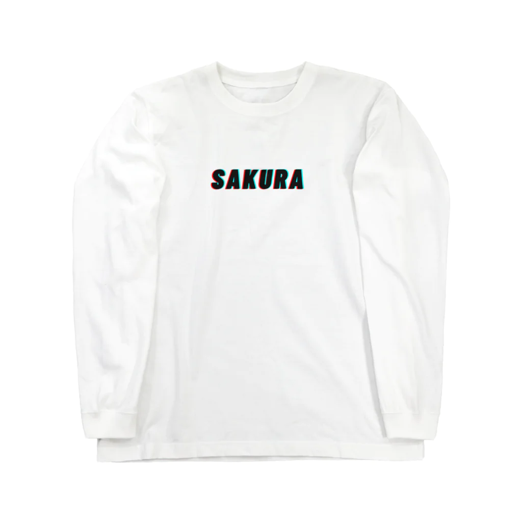 Identity brand -sonzai shomei-のSAKURA Long Sleeve T-Shirt