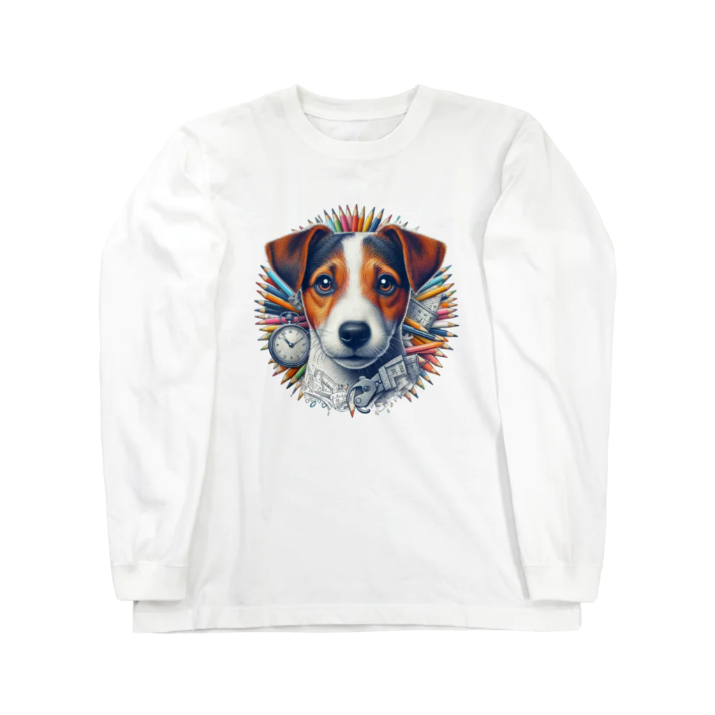 dogfulのクールなジャックラッセルテリア ロングスリーブTシャツ