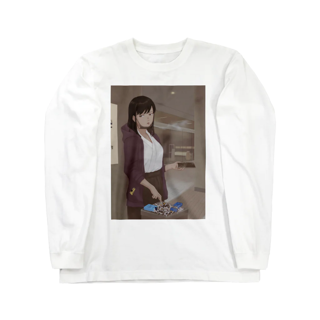 きなりの喫煙者 Long Sleeve T-Shirt