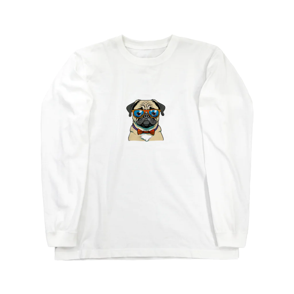 Paonのズーのエリートパグちゃん Long Sleeve T-Shirt