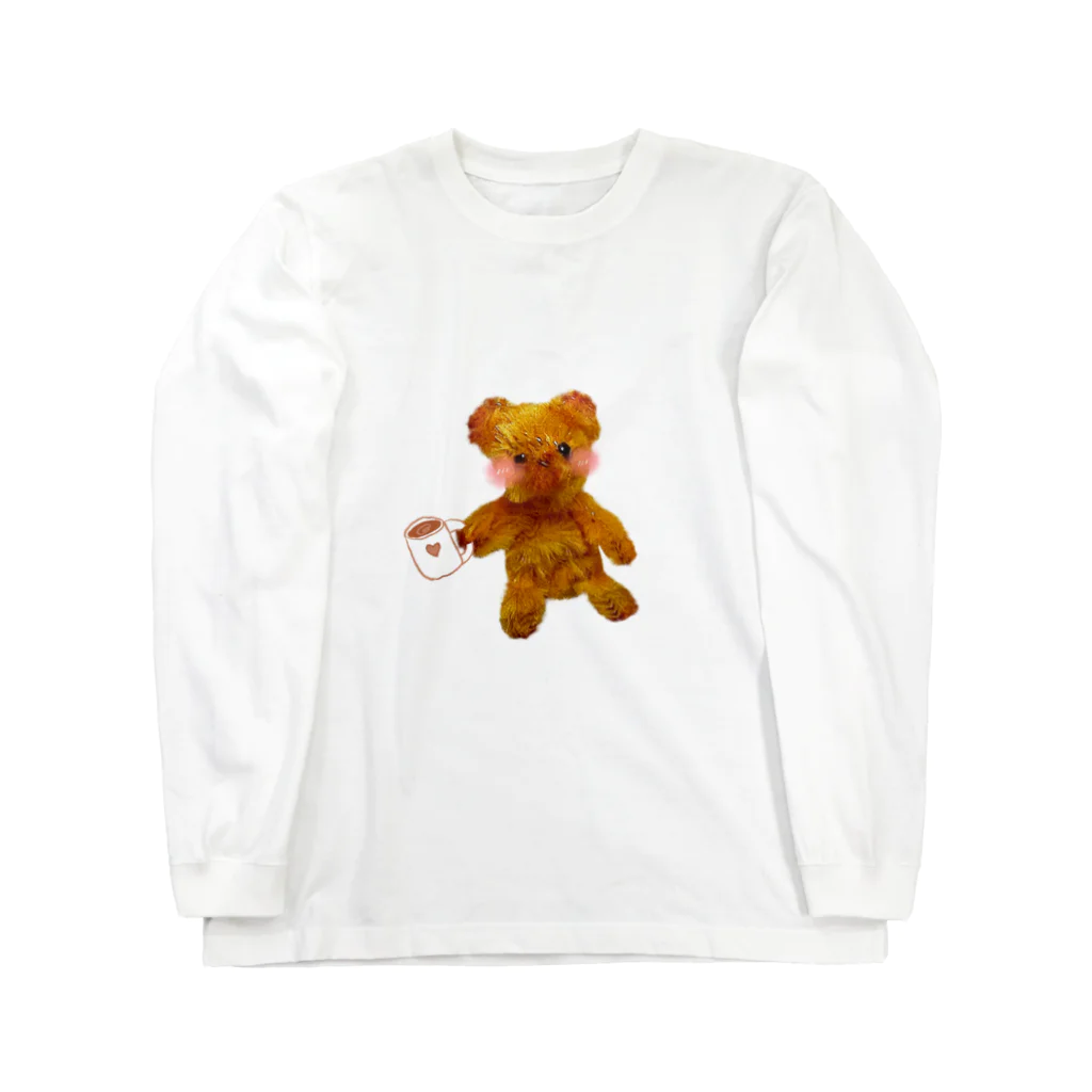 nnitdoll@なないち🧸🧶のクマのドリンクたいむ Long Sleeve T-Shirt