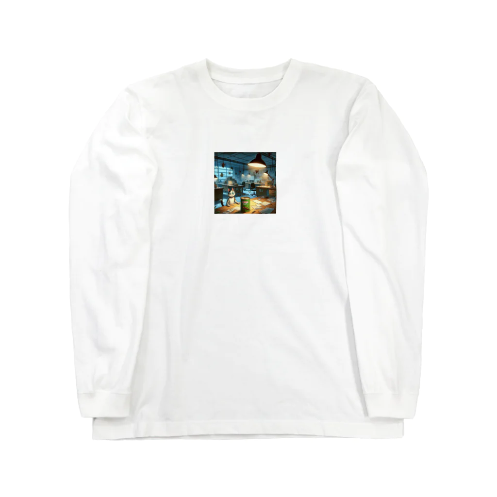 capcat1919の昆虫食会社破産 Long Sleeve T-Shirt