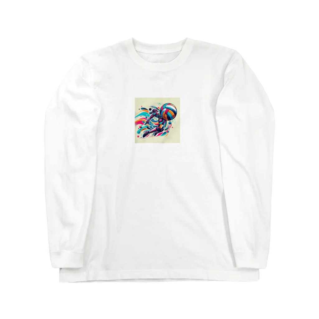 Kare-Raisuのバレーボール　おしゃれデザイン　スポーツ Long Sleeve T-Shirt