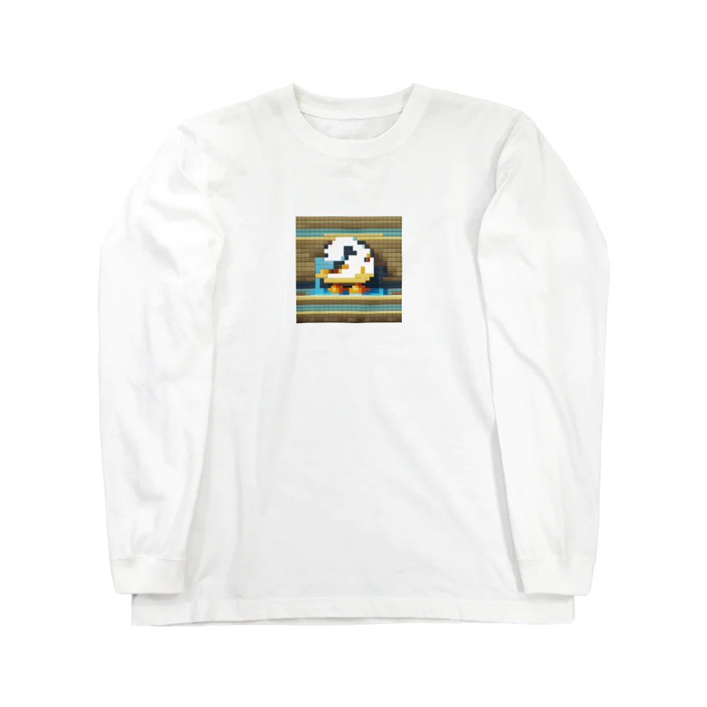 bousyounenの水しぶきをあげるアヒルの足指 Long Sleeve T-Shirt