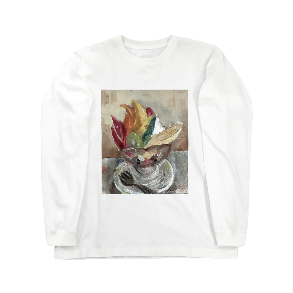 喫茶あいおいのフルーツみつまめ Long Sleeve T-Shirt