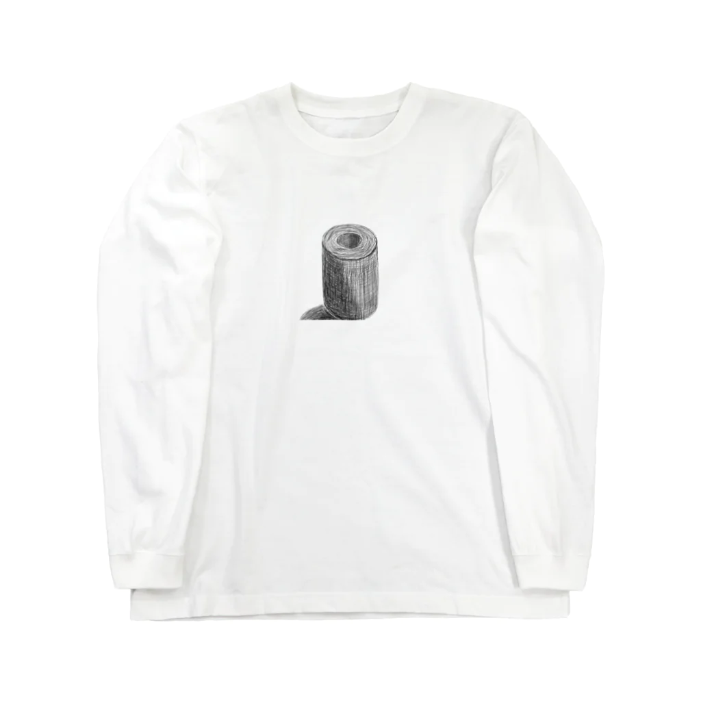 いちご2415のトイレットペーパー【デッサン風】 Long Sleeve T-Shirt