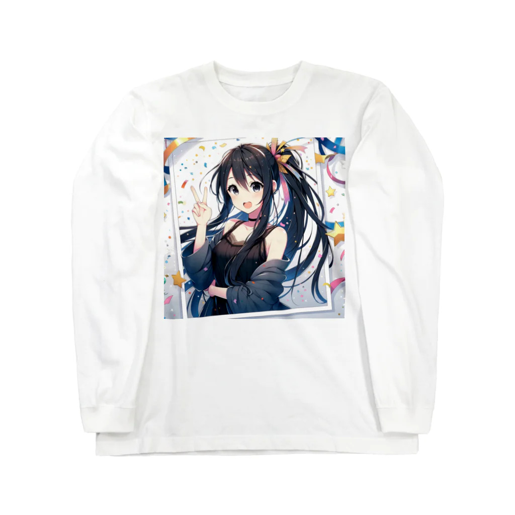 anime1のスーパーアイドルゆいちゃん ロングスリーブTシャツ