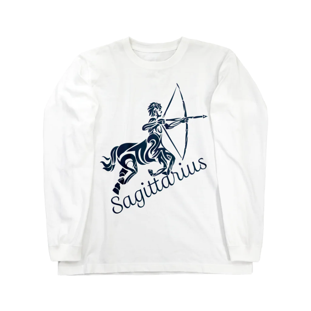 chicodeza by suzuriのサジタリウス Long Sleeve T-Shirt