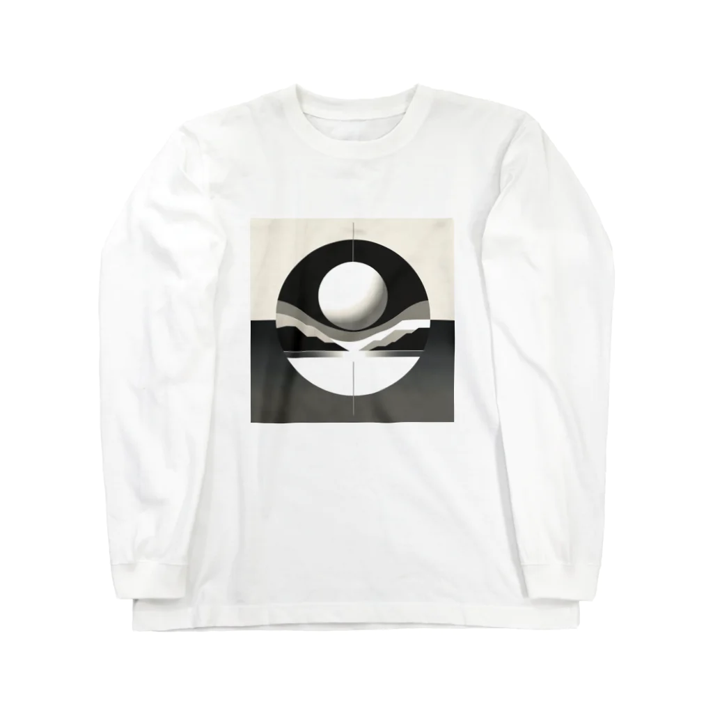 masaのモノクロームの静寂 Long Sleeve T-Shirt