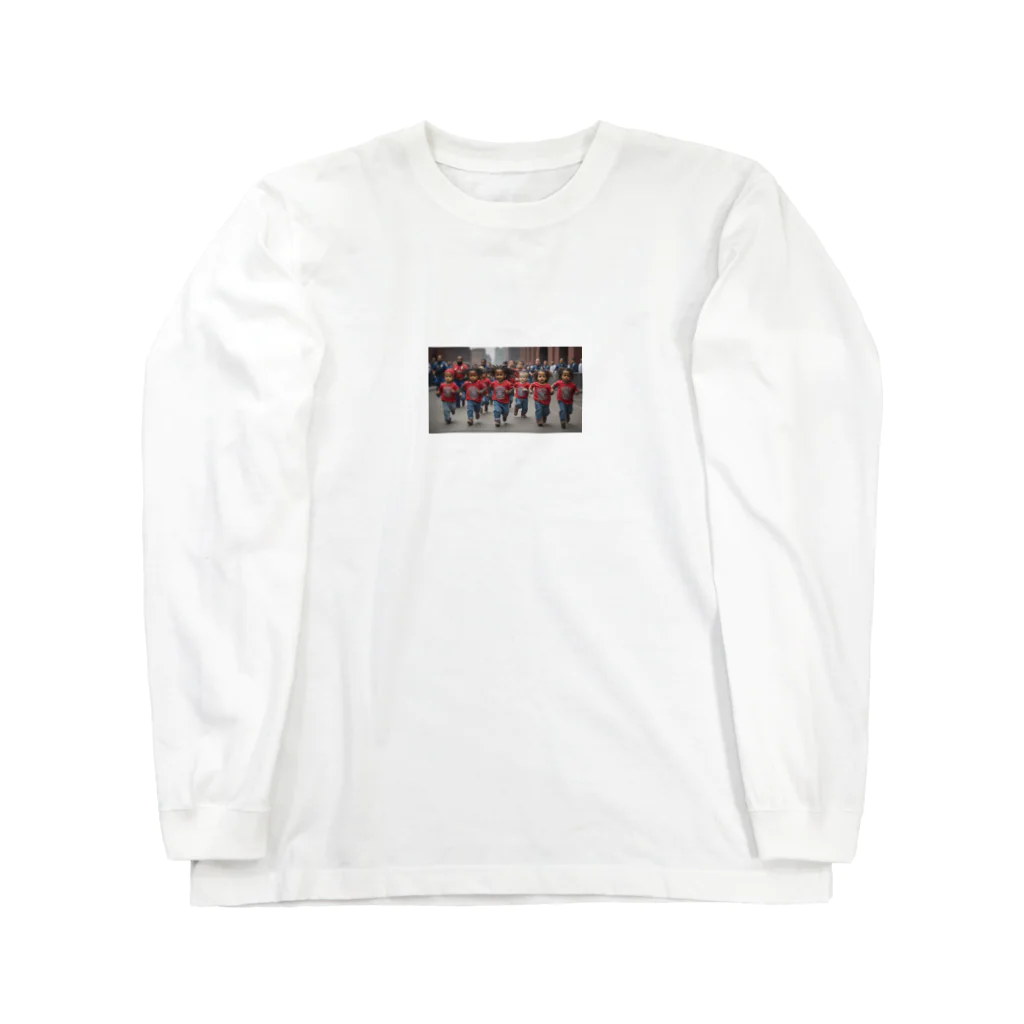 無名のお店の可愛い子供たち Long Sleeve T-Shirt