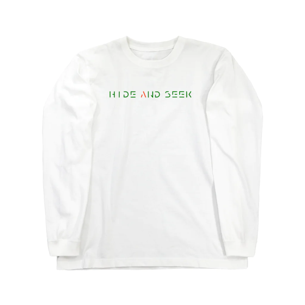 ちゃのかくれんぼロゴ風 Long Sleeve T-Shirt