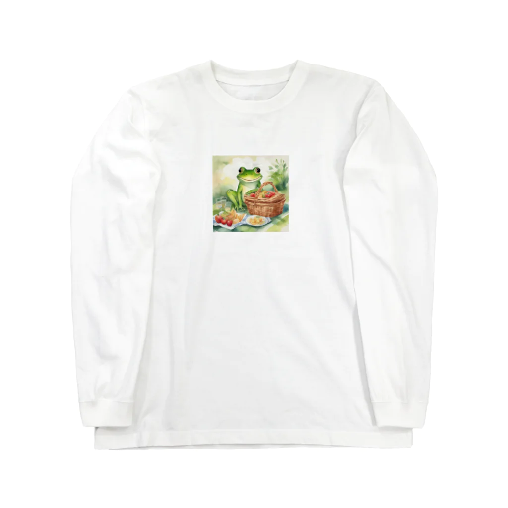 yuko_uのハピケロ〜ピクニック Long Sleeve T-Shirt