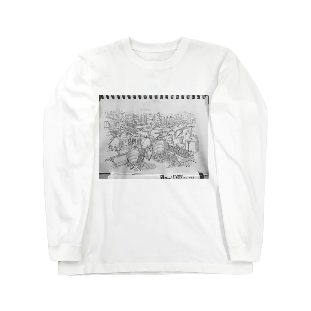 OASIS TOWNのコンビナートアート Long Sleeve T-Shirt