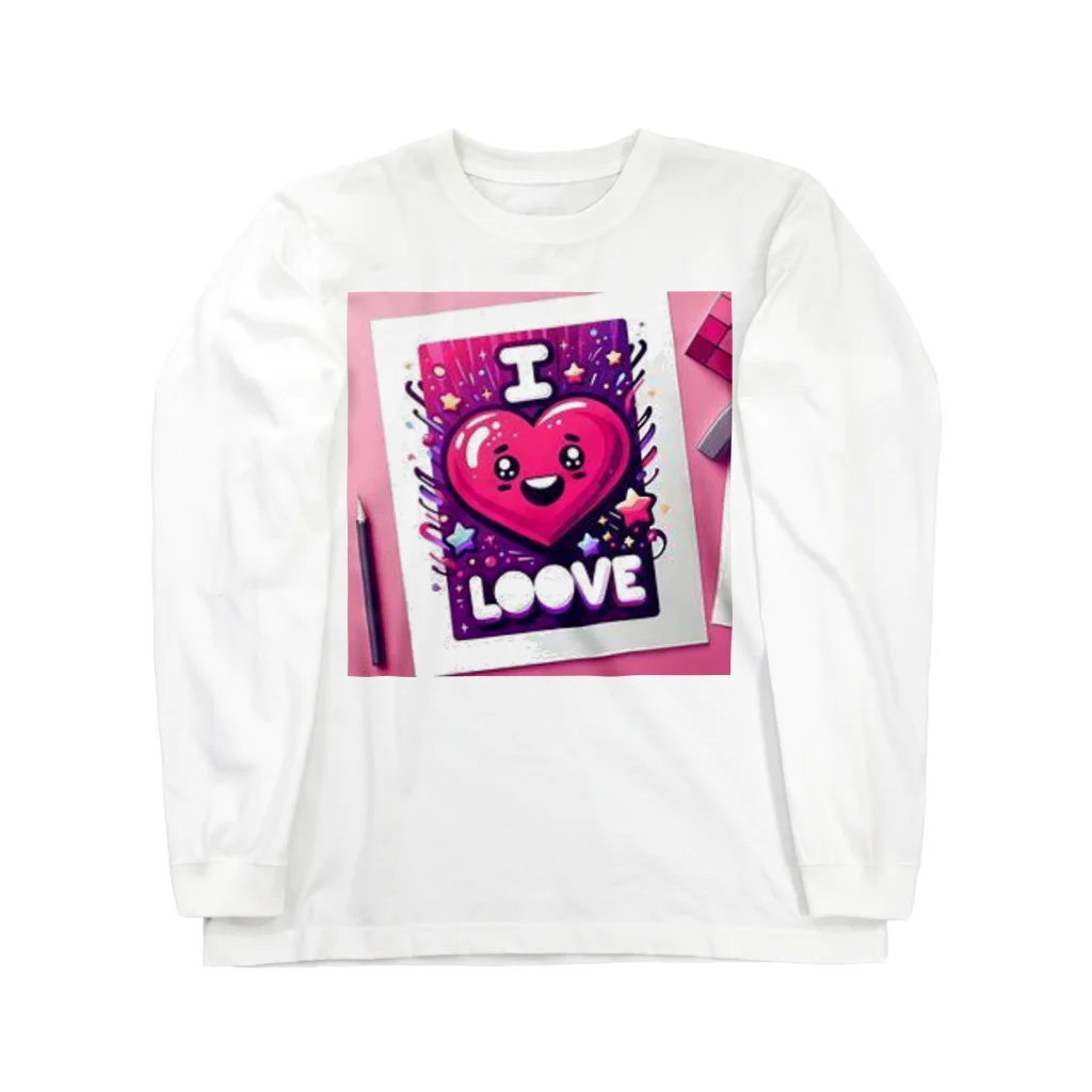 moco3-_-のアイラブゆ Long Sleeve T-Shirt