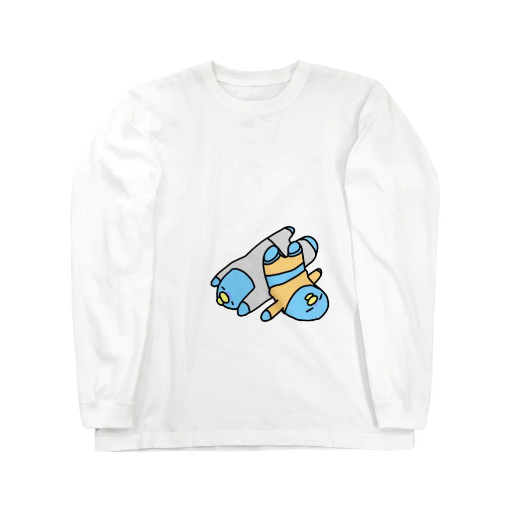 呑んだくれペンギンズのダラダラペンギン Long Sleeve T-Shirt