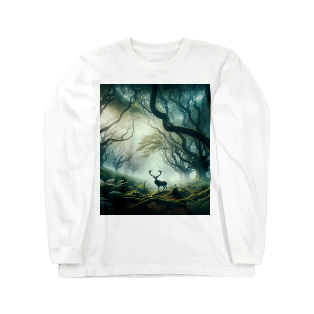 NovAiTen_shopの神秘の森の主 Long Sleeve T-Shirt