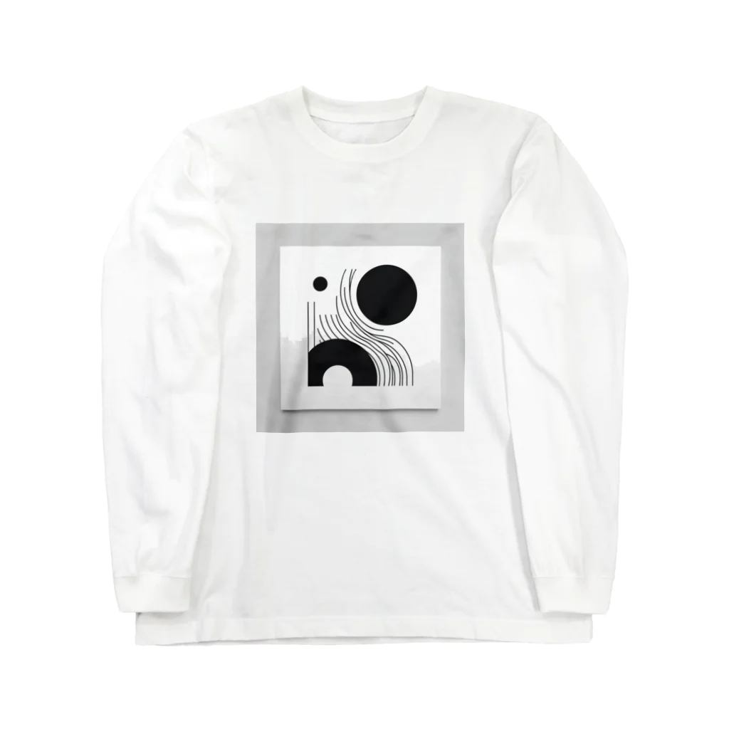 masaのモダンなビジュアルアート Long Sleeve T-Shirt