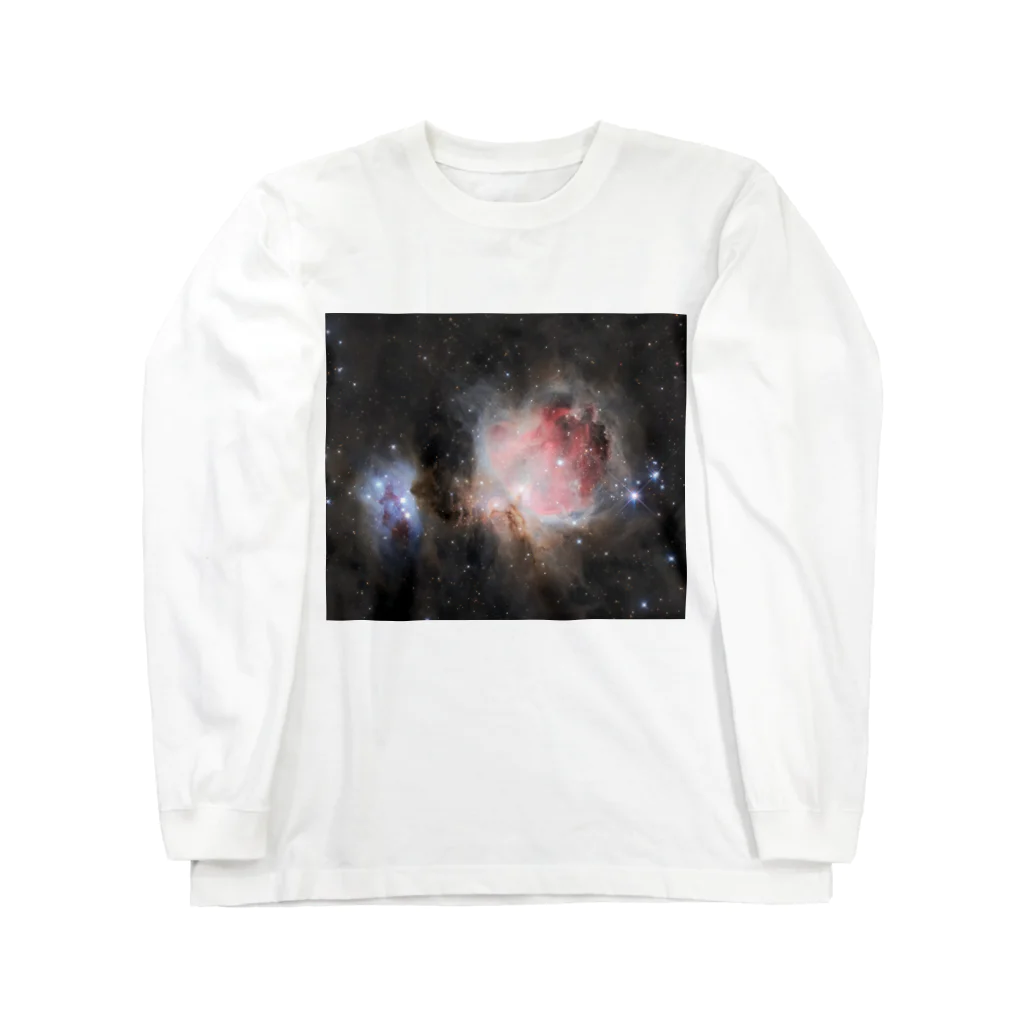 S204_Nanaのオリオン大星雲 ロングスリーブTシャツ