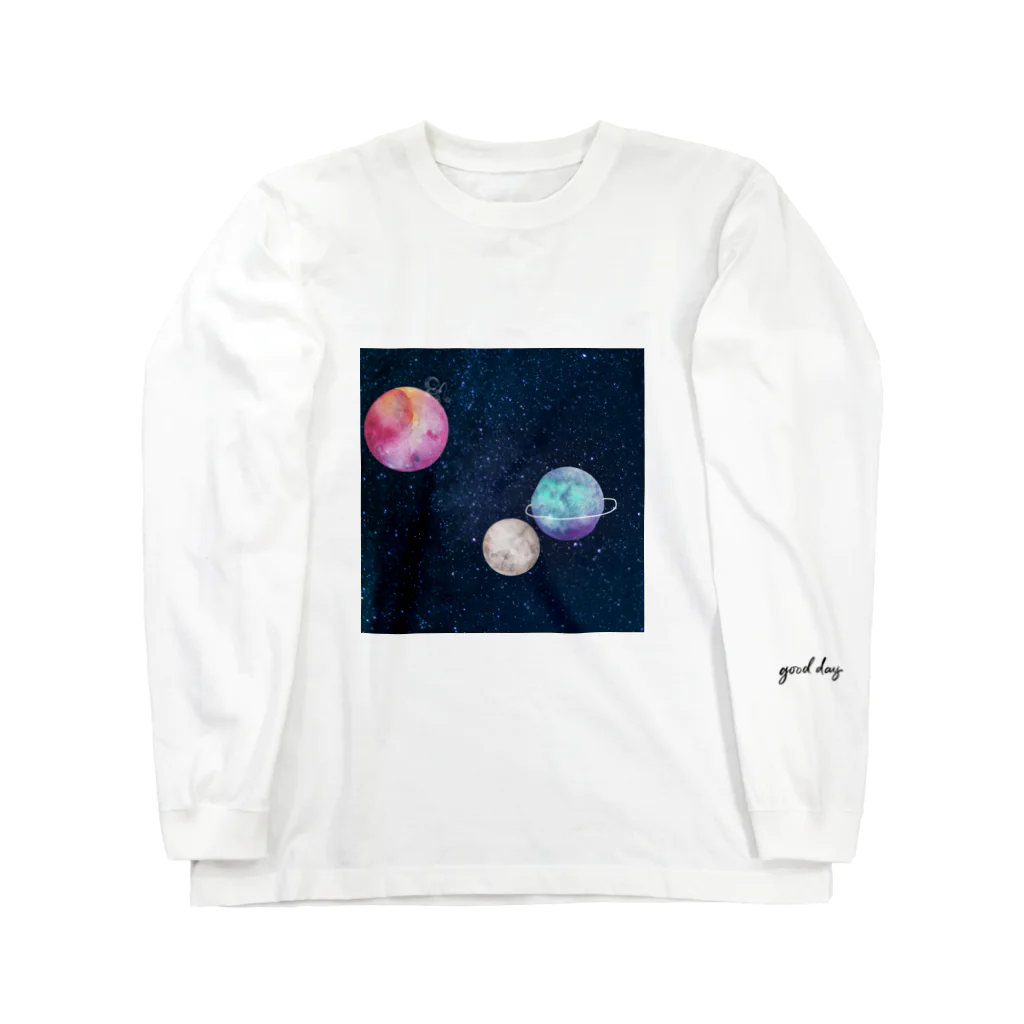 Apricot_taruの綺麗な宇宙 Long Sleeve T-Shirt