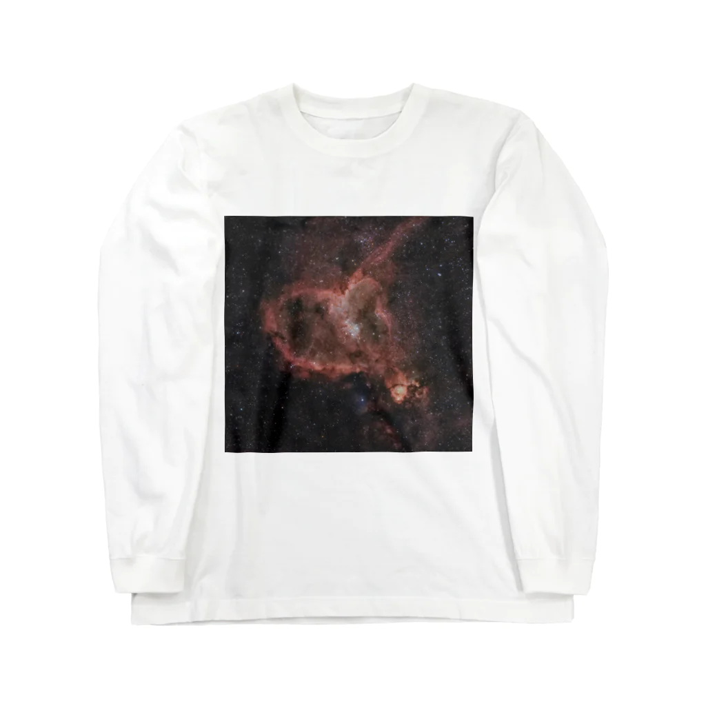 S204_Nanaのハート星雲 ロングスリーブTシャツ