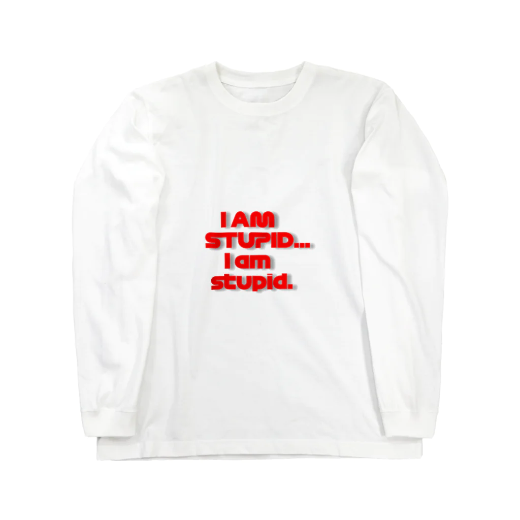 コロ助F1のストアのI am stupid(ルクレール) ロングスリーブTシャツ