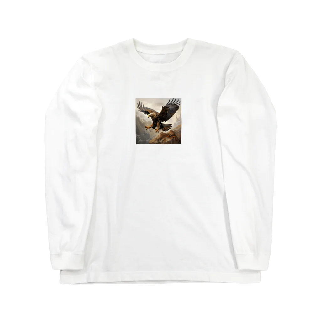 AQUAMETAVERSEの大鷲が獲物を狙っている瞬間　Hime  2530 Long Sleeve T-Shirt