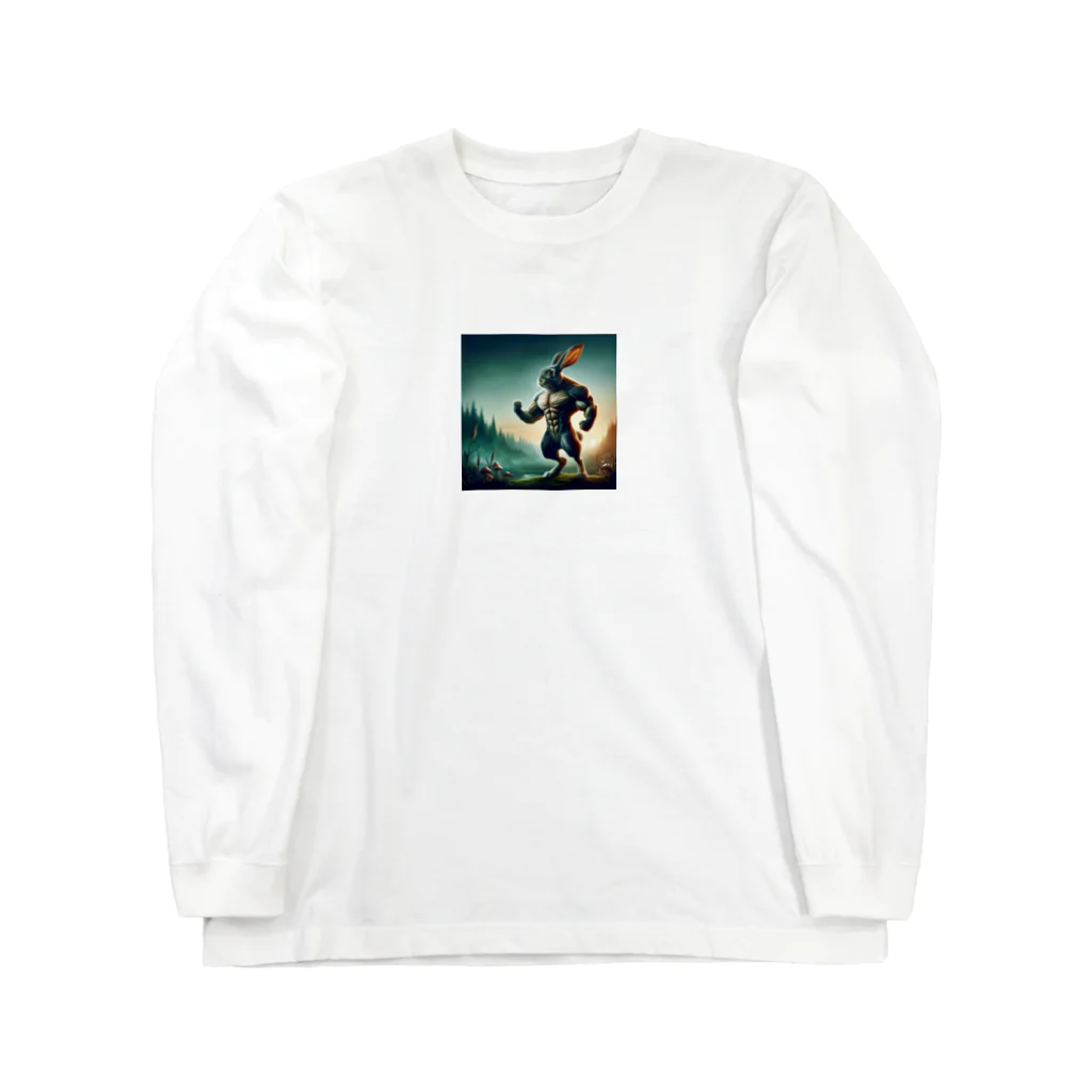 cheesyaのウサギ　パワーモード Long Sleeve T-Shirt