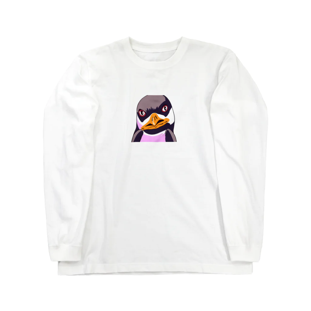 JM8の怒りのペンギン Long Sleeve T-Shirt