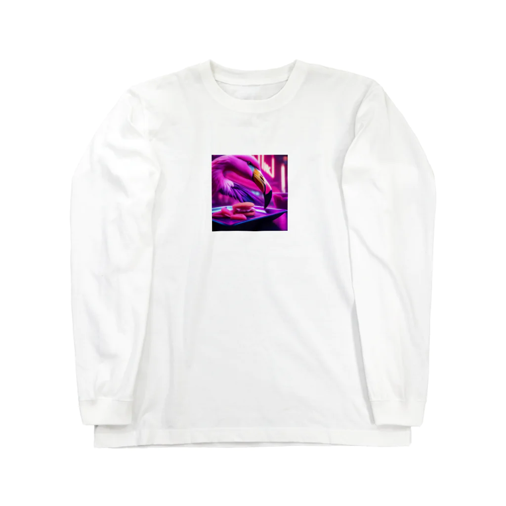 Kokoro-nagomu-Nagomiのフラミンゴ18 Long Sleeve T-Shirt